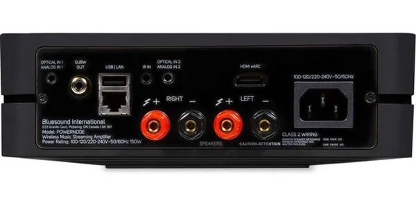 Amplificateurs Intégrés Bluesound Powernode N330 Noir aux meilleurs prix 6