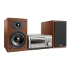 Chaînes Compactes Denon D-m41 Dab Silver Wood excellente qualité 8