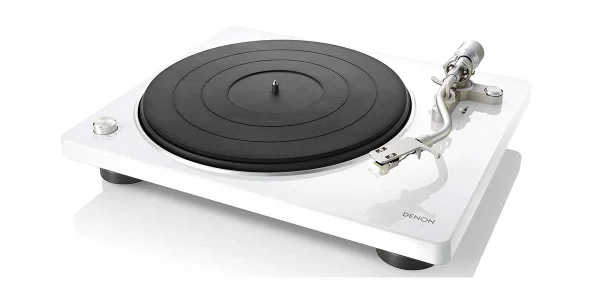 boutique en ligne Platines Vinyles Denon Dp-400 Blanc 1