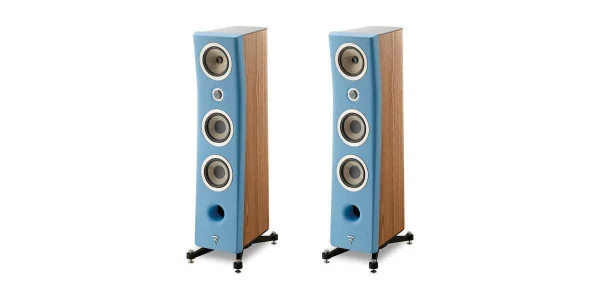 meilleur service Enceintes Colonnes Focal Kanta N°2 Walnut Gauloise Blue – Prix Unitaire – Modèle De Présentation 1