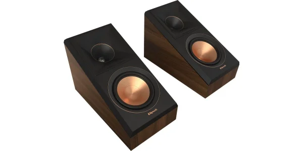 comparez les prix Enceintes Atmos Klipsch Rp-500sa Ii Walnut – La Paire 1