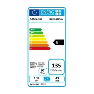 prix pas cher Téléviseurs Samsung Qe43ls03t 15