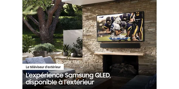 Téléviseurs Samsung QLED D’extérieur The Terrace 65” – Stock B achat pas cher 7