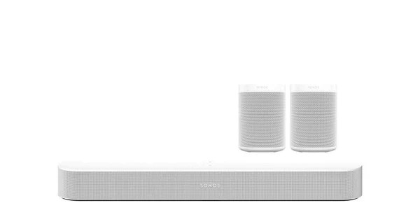 Compositions Home Cinéma Sonos Pack Beam Gen 2 + 2 X One Sl Blanc magasin 1