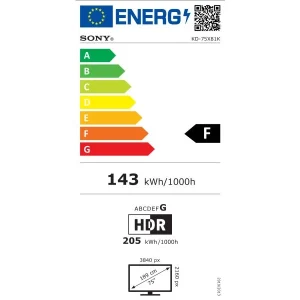 Téléviseurs Sony Kd-75x81k Pas Cher Magasin Soldes 25