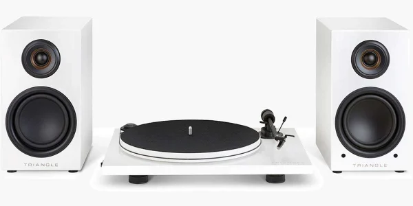 soldes officiel Compositions Hi-fi Triangle Pack Elara Ln01a + Platine Vinyle Blanc 1