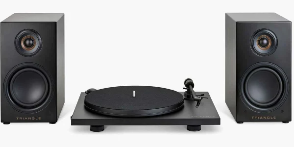 comparez les prix Compositions Hi-fi Triangle Pack Elara Ln01a + Platine Vinyle Noir 1