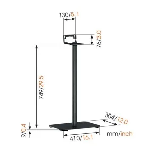 Fixations Et Supports Vogel’s Sound 3305 Blanc – Prix Unitaire Service Clients Dédié 13