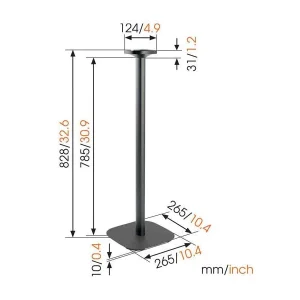 prix de gros Fixations Et Supports Vogel’s Sound 4301 Blanc – Prix Unitaire 12