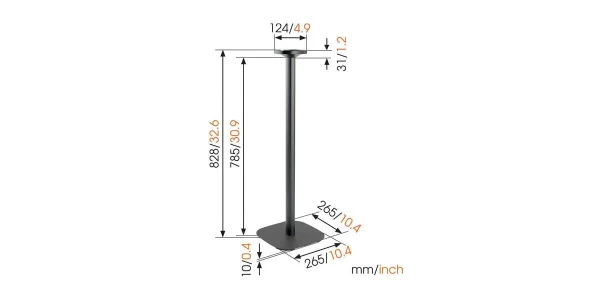 prix de gros Fixations Et Supports Vogel’s Sound 4301 Blanc – Prix Unitaire 5